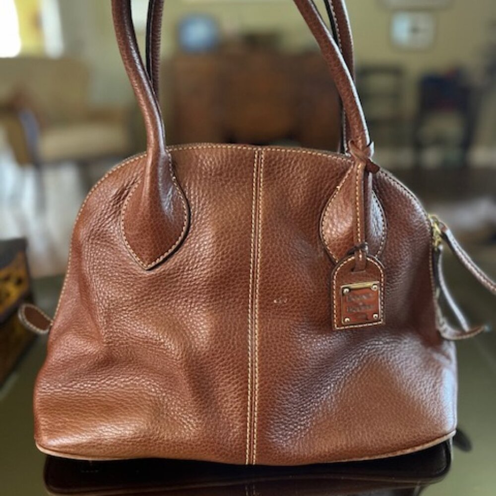 Dooney and Burke Brown Leather Satchel